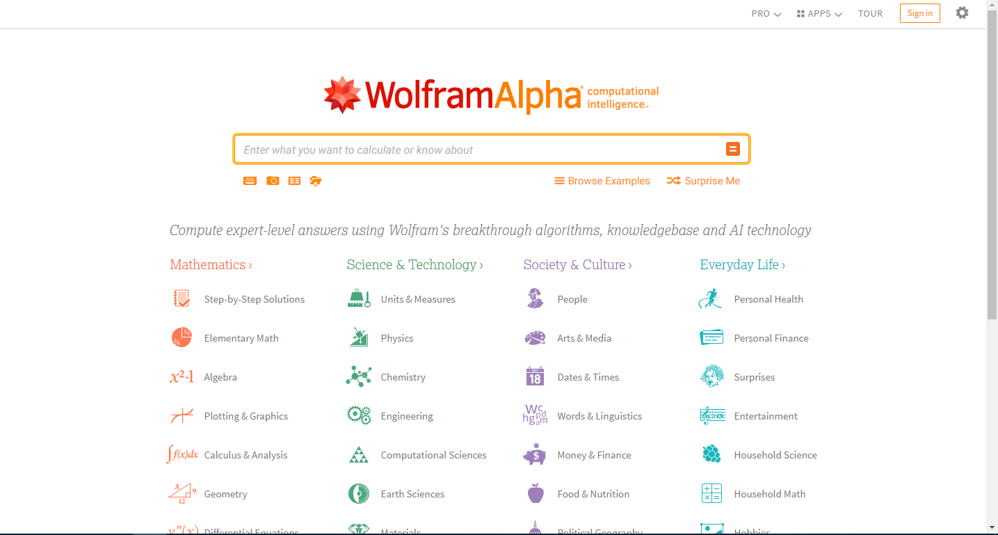 Wolfram|Alpha