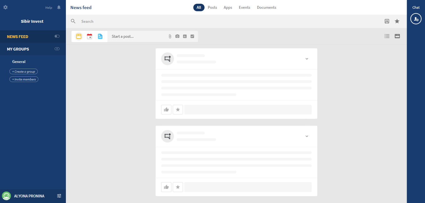 Скриншот (снимок экрана) talkSpirit