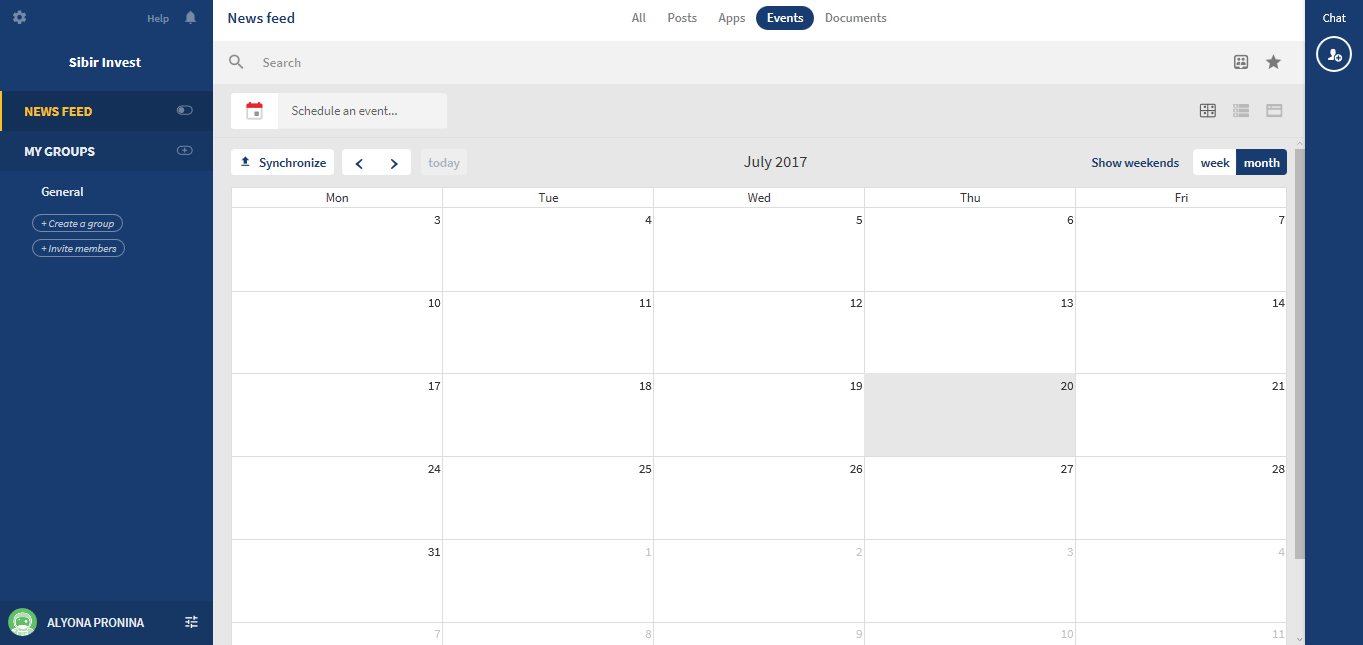 Скриншот (снимок экрана) talkSpirit