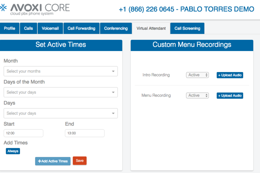Скриншот (снимок экрана) AVOXI
