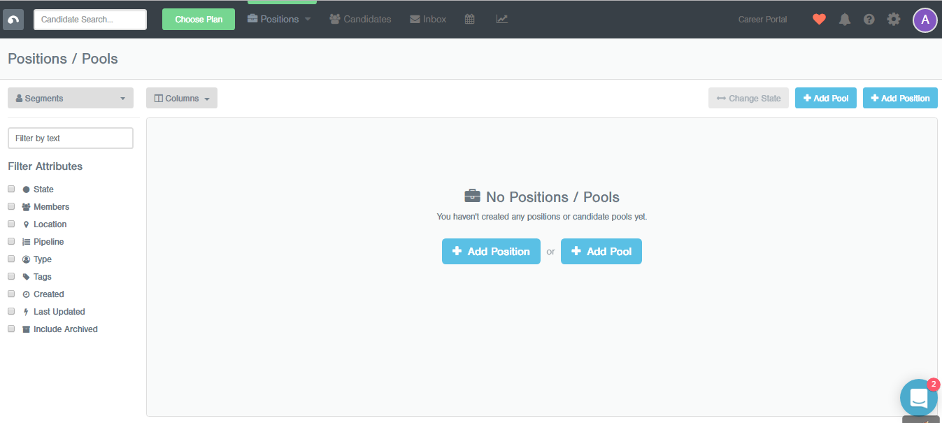 Скриншот (снимок экрана) Breezy HR