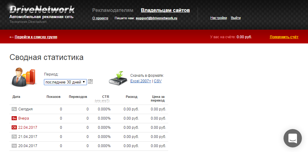 Скриншот (снимок экрана) DriveNetwork