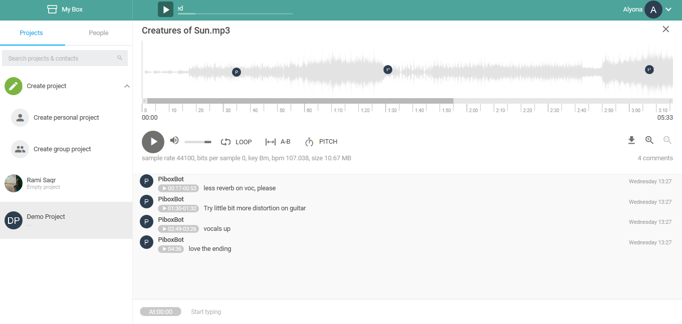 Скриншот (снимок экрана) Pibox