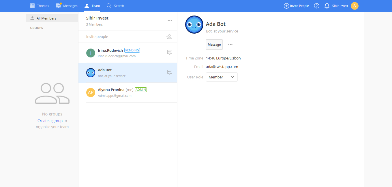 Скриншот (снимок экрана) Twist