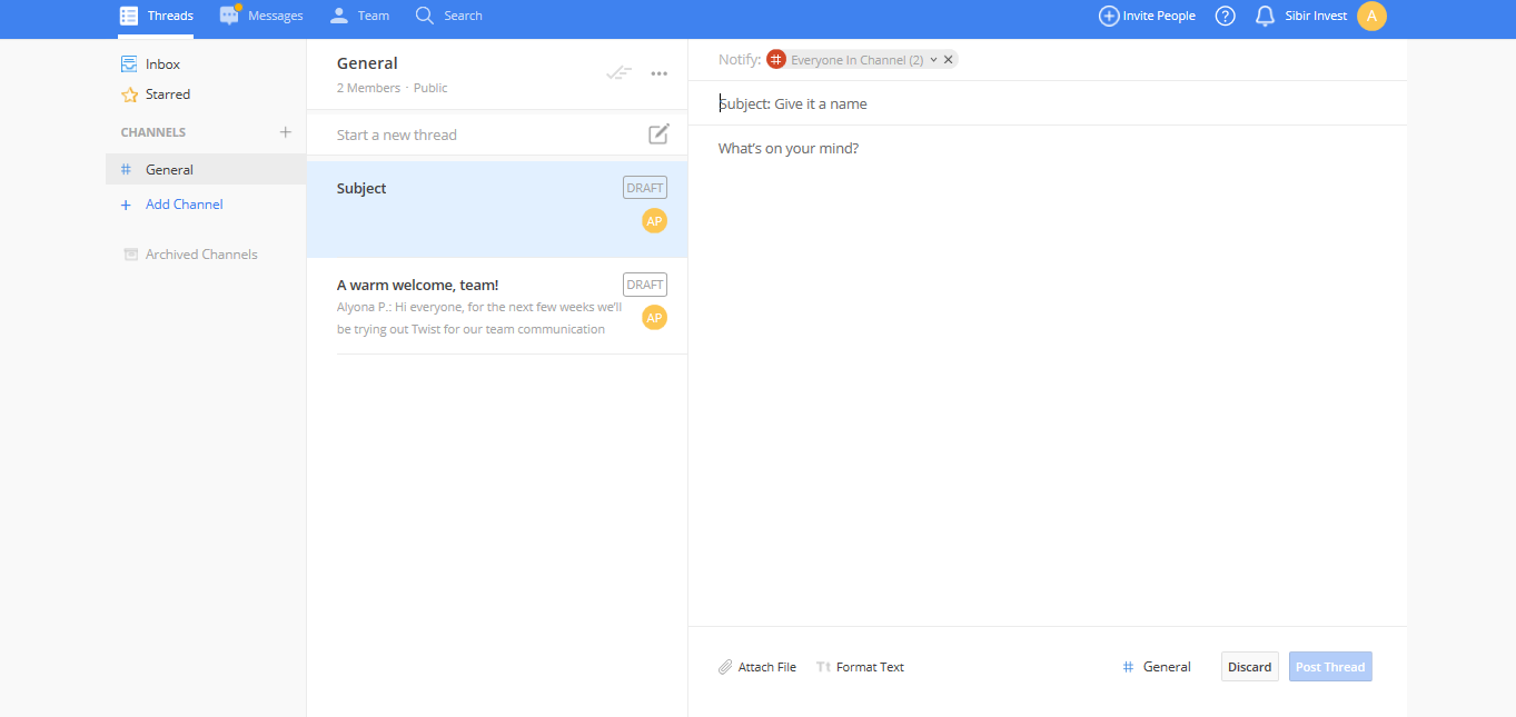 Скриншот (снимок экрана) Twist