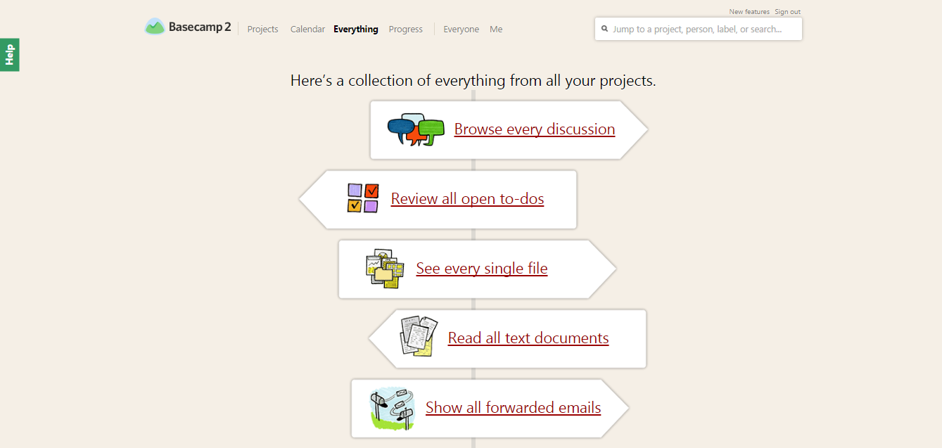 Скриншот (снимок экрана) Redbooth