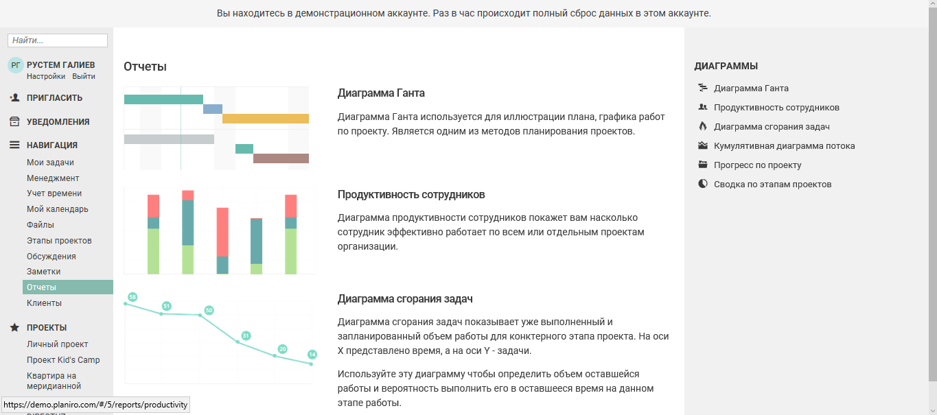 Скриншот (снимок экрана) Планиро
