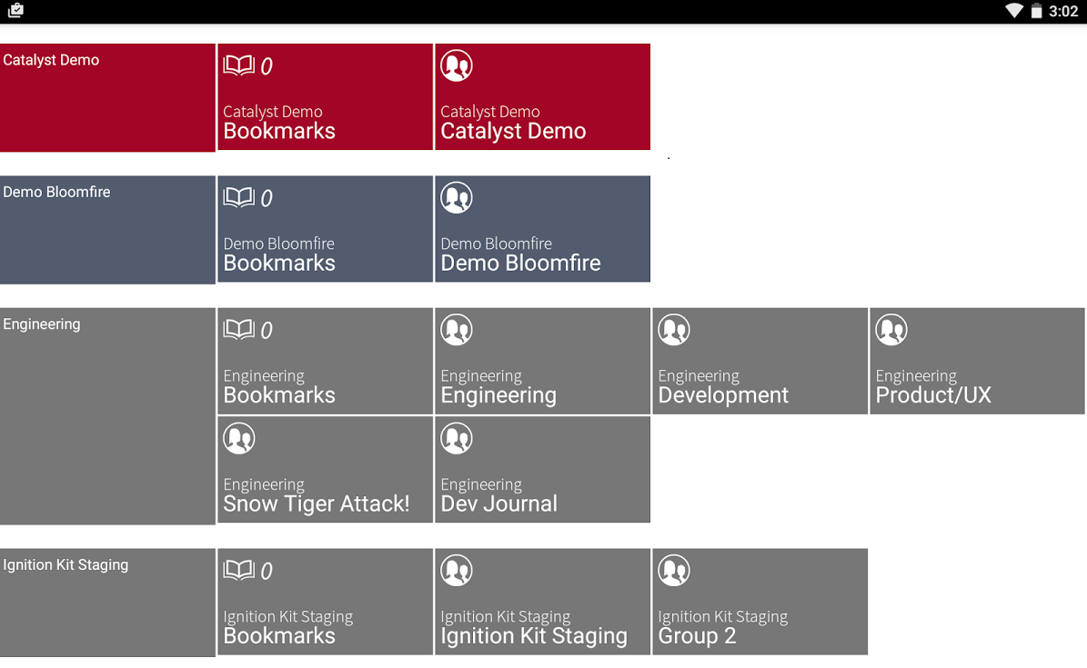 Скриншот (снимок экрана) Bloomfire