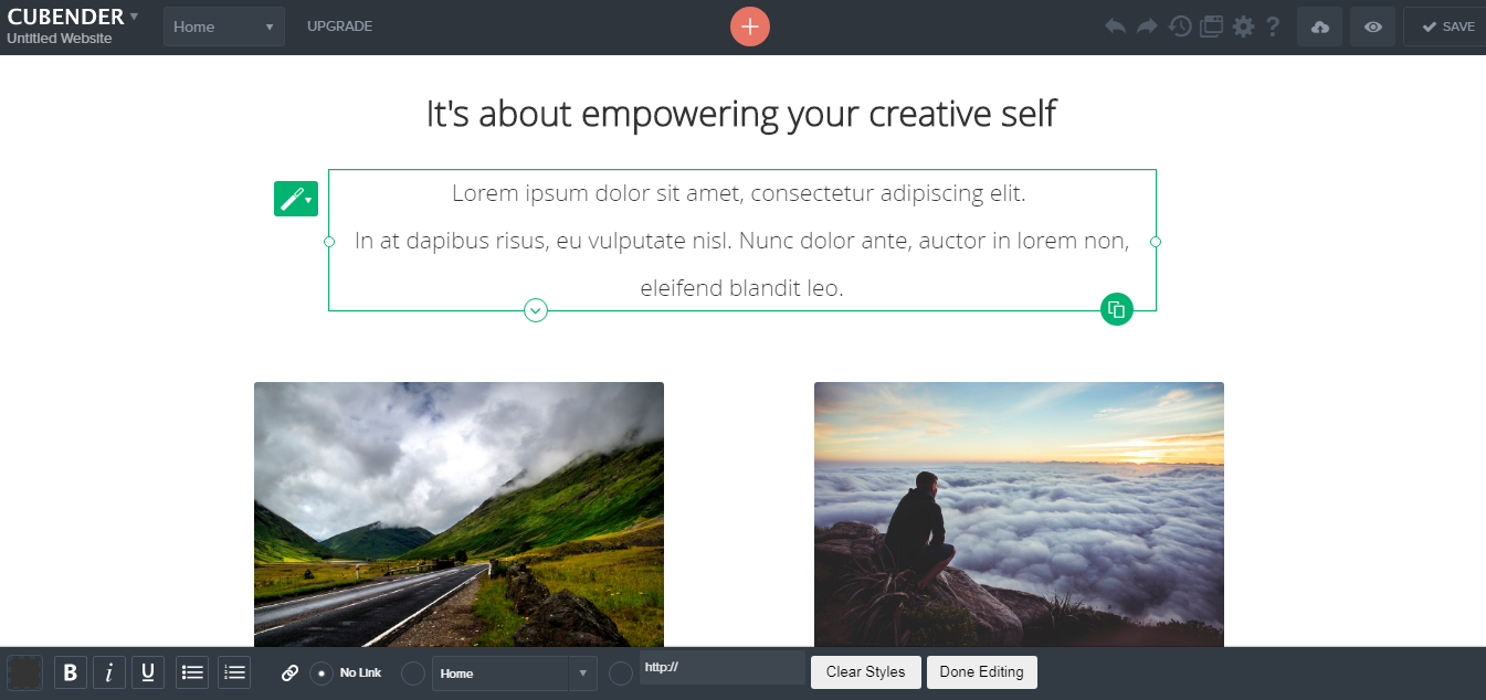 Скриншот (снимок экрана) Cubender