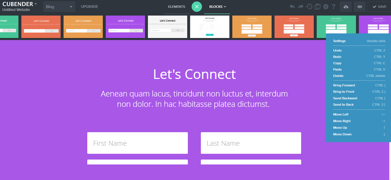 Скриншот (снимок экрана) Cubender