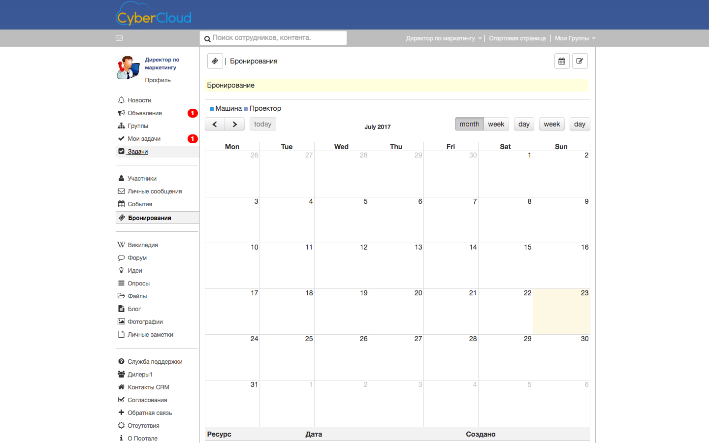 Скриншот (снимок экрана) CyberCloud