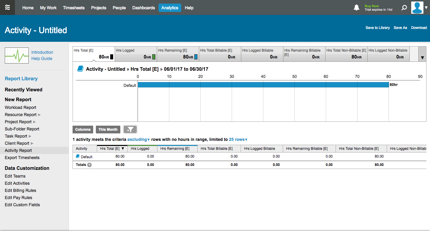 Скриншот (снимок экрана) LiquidPlanner