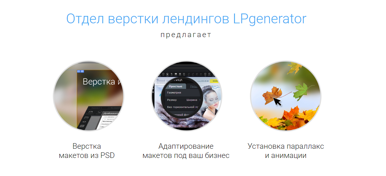 Скриншот (снимок экрана) LPgenerator