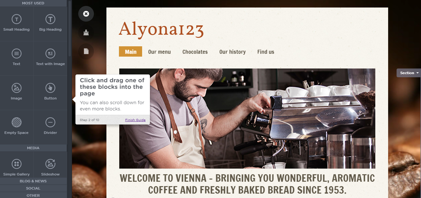 Скриншот (снимок экрана) PagePicnic