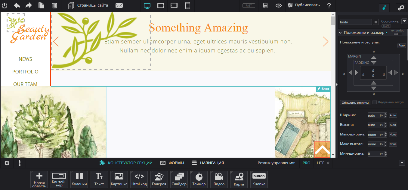 Скриншот (снимок экрана) Pixli