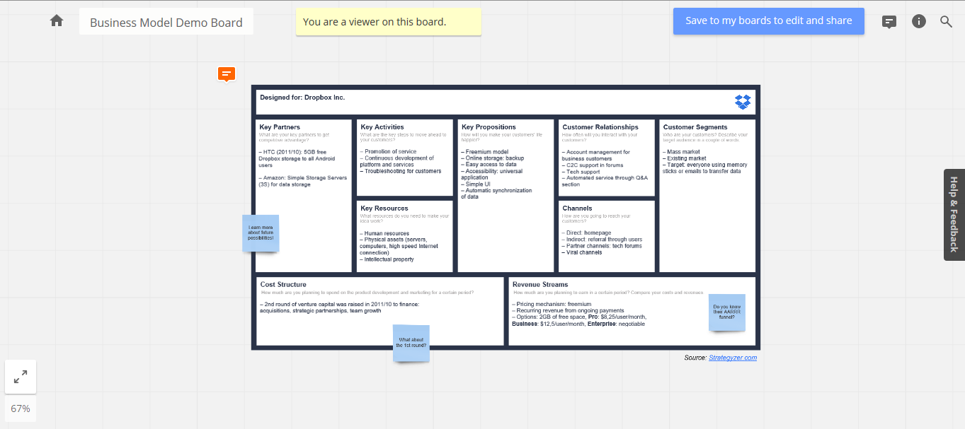 Скриншот (снимок экрана) RealtimeBoard