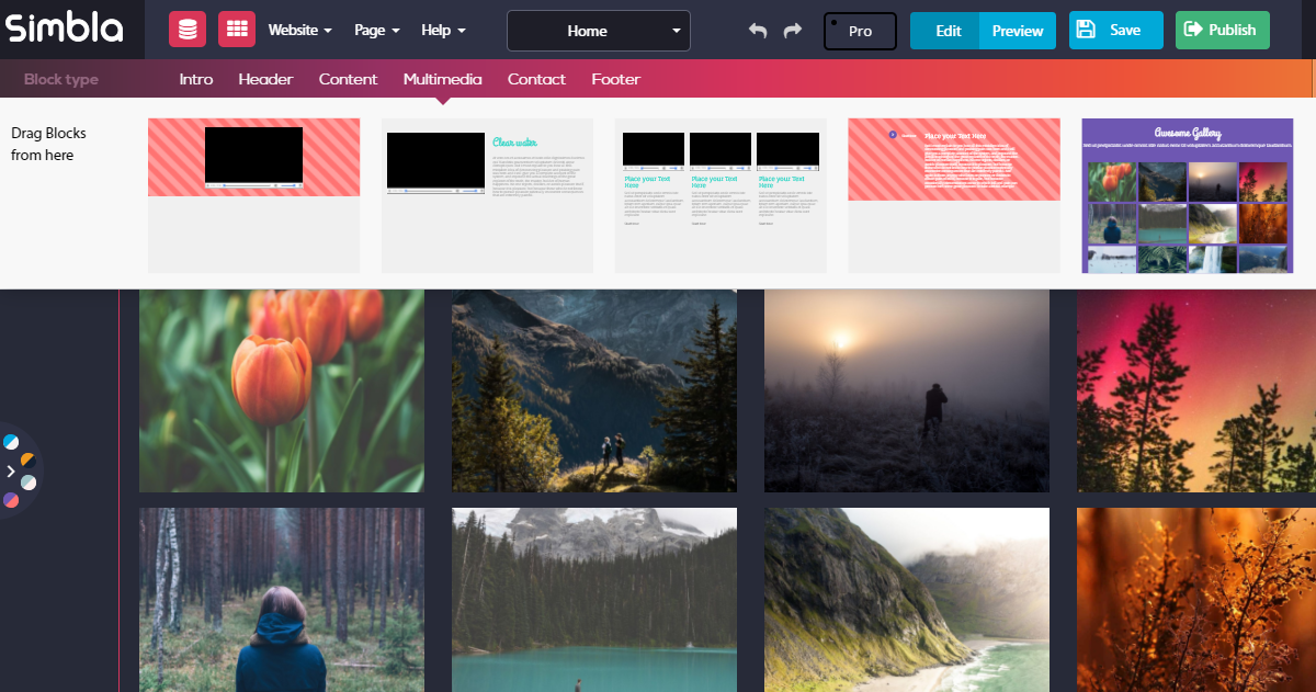Скриншот (снимок экрана) Simbla
