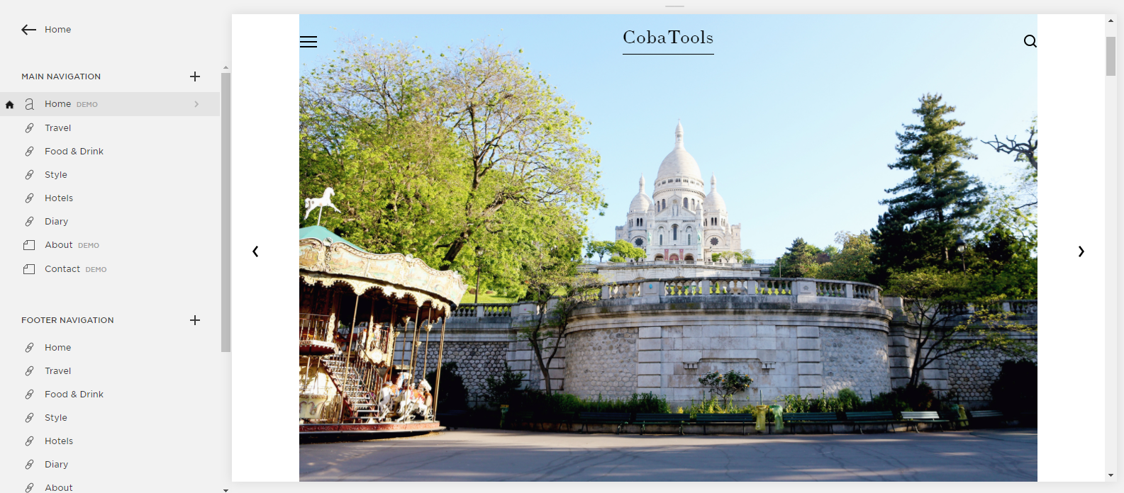 Скриншот (снимок экрана) Squarespace