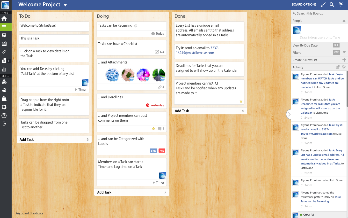 Скриншот (снимок экрана) StrikeBase
