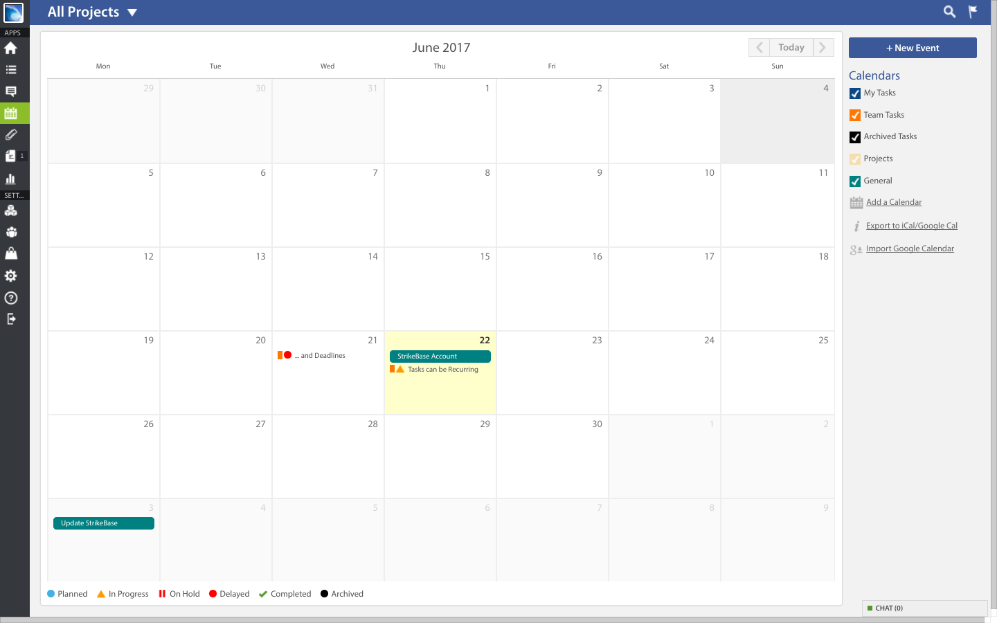 Скриншот (снимок экрана) StrikeBase