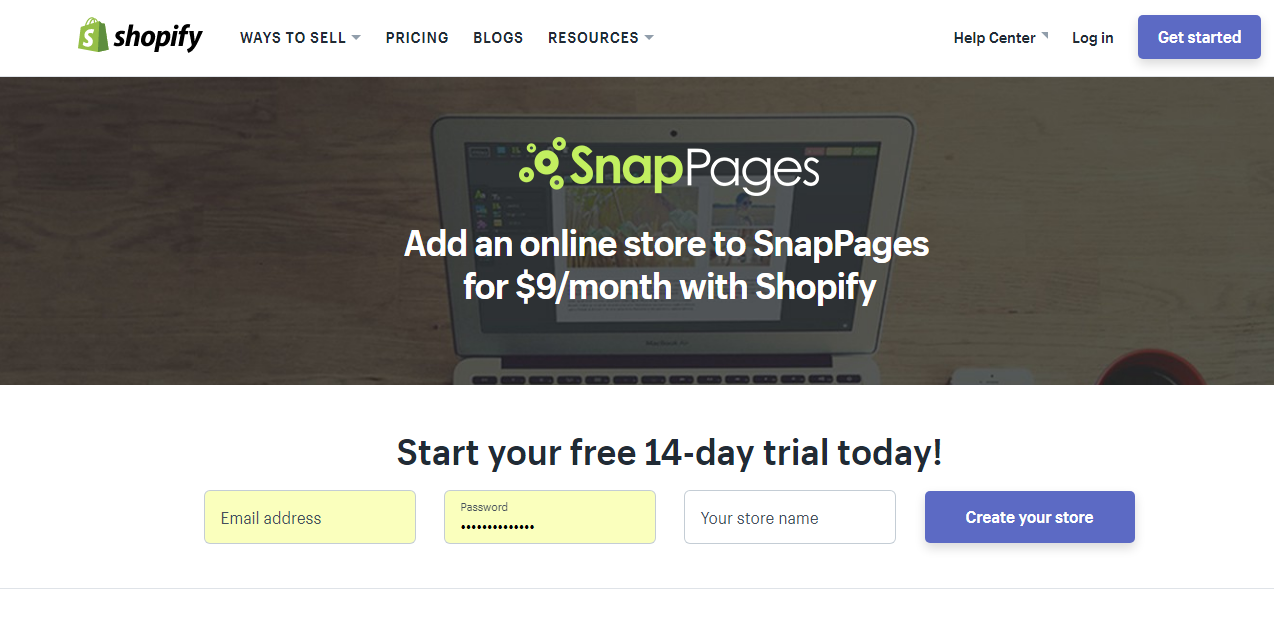 Скриншот (снимок экрана) SnapPages