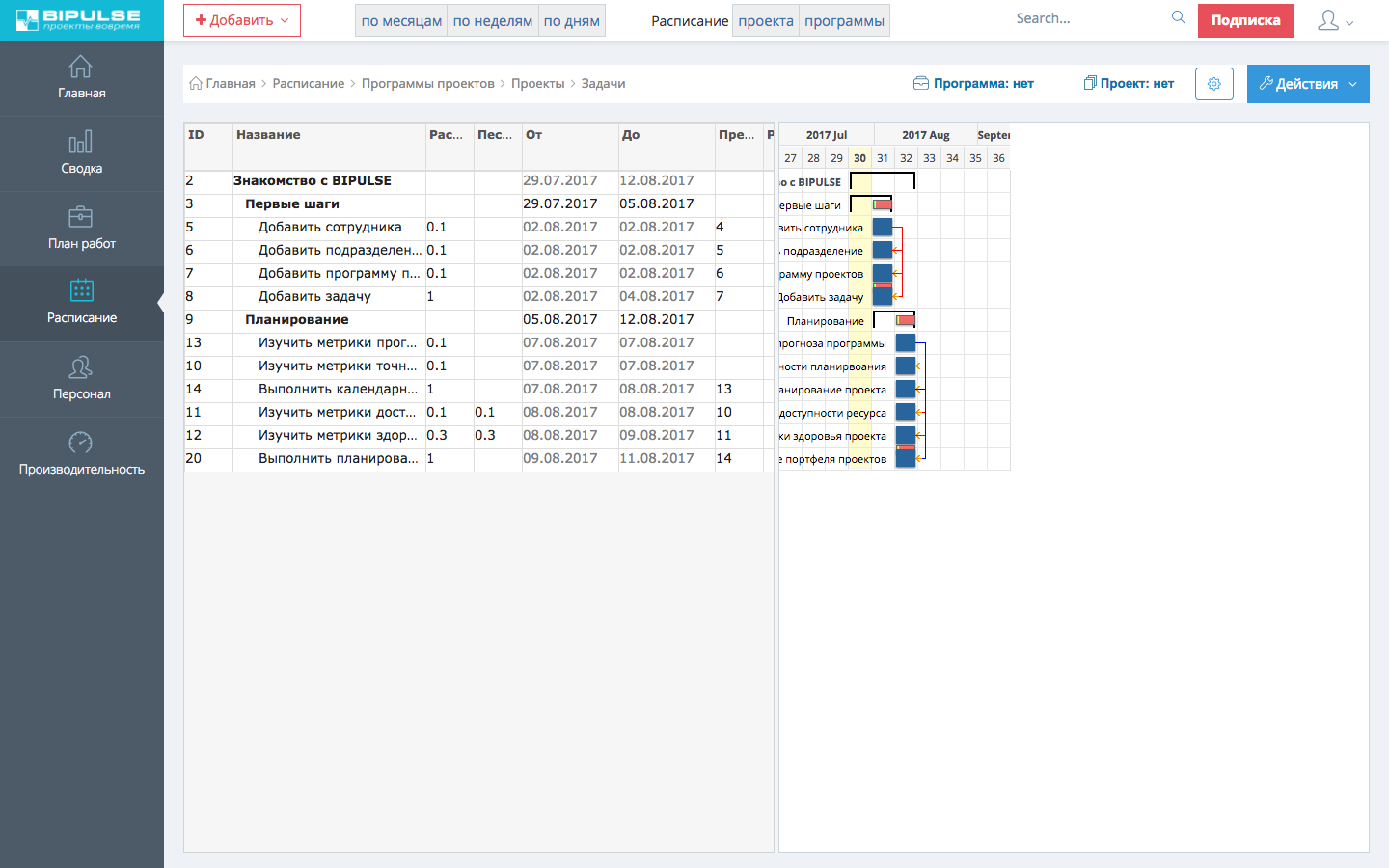 Скриншот (снимок экрана) BIPulse