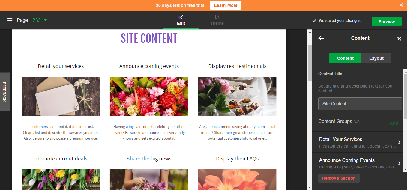 Скриншот (снимок экрана) GoDaddy