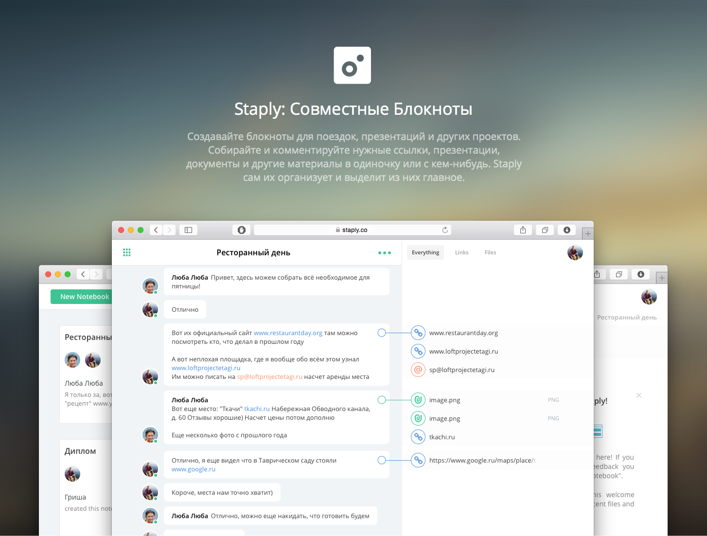 Скриншот (снимок экрана) Staply