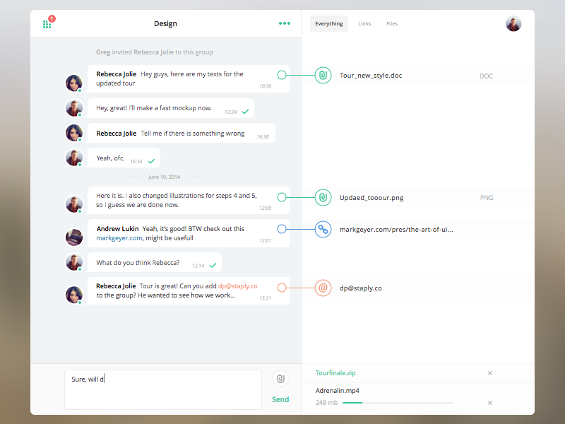 Скриншот (снимок экрана) Staply