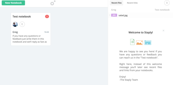Скриншот (снимок экрана) Staply