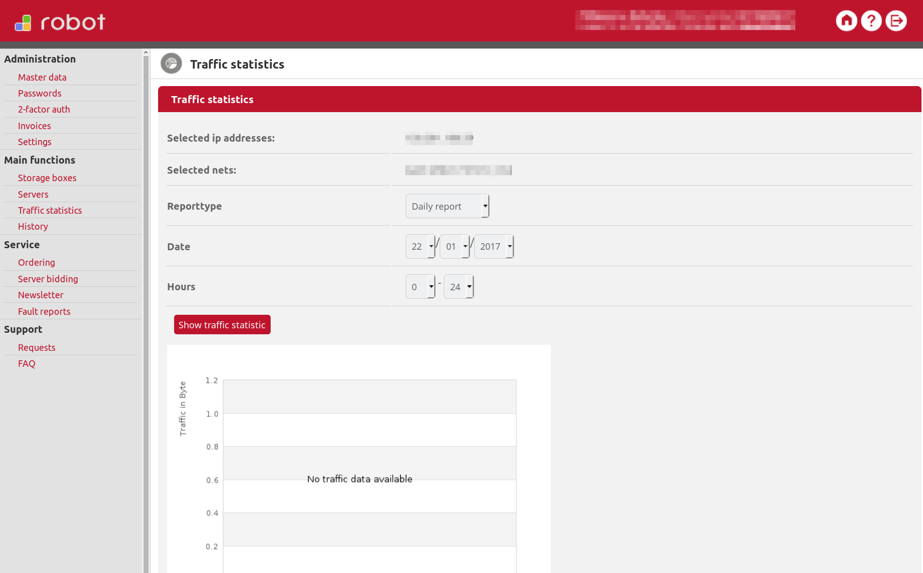 Скриншот (снимок экрана) Hetzner