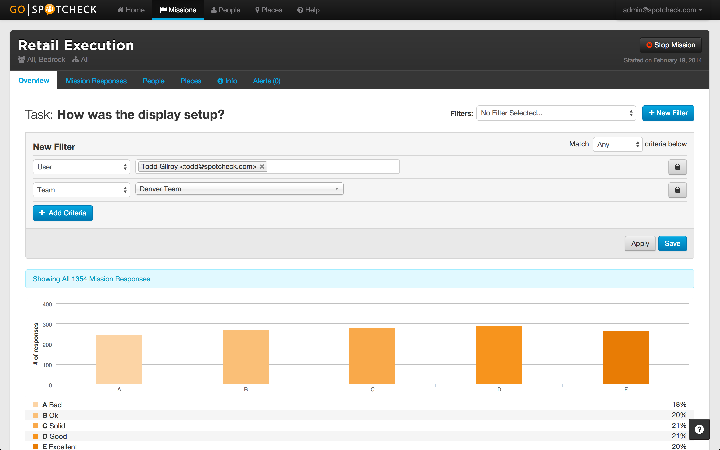 Скриншот (снимок экрана) GoSpotCheck