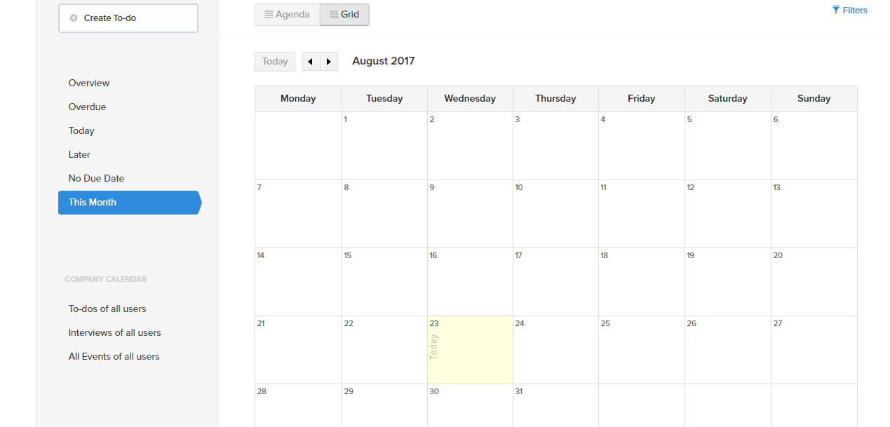 Скриншот (снимок экрана) Recruiterbox