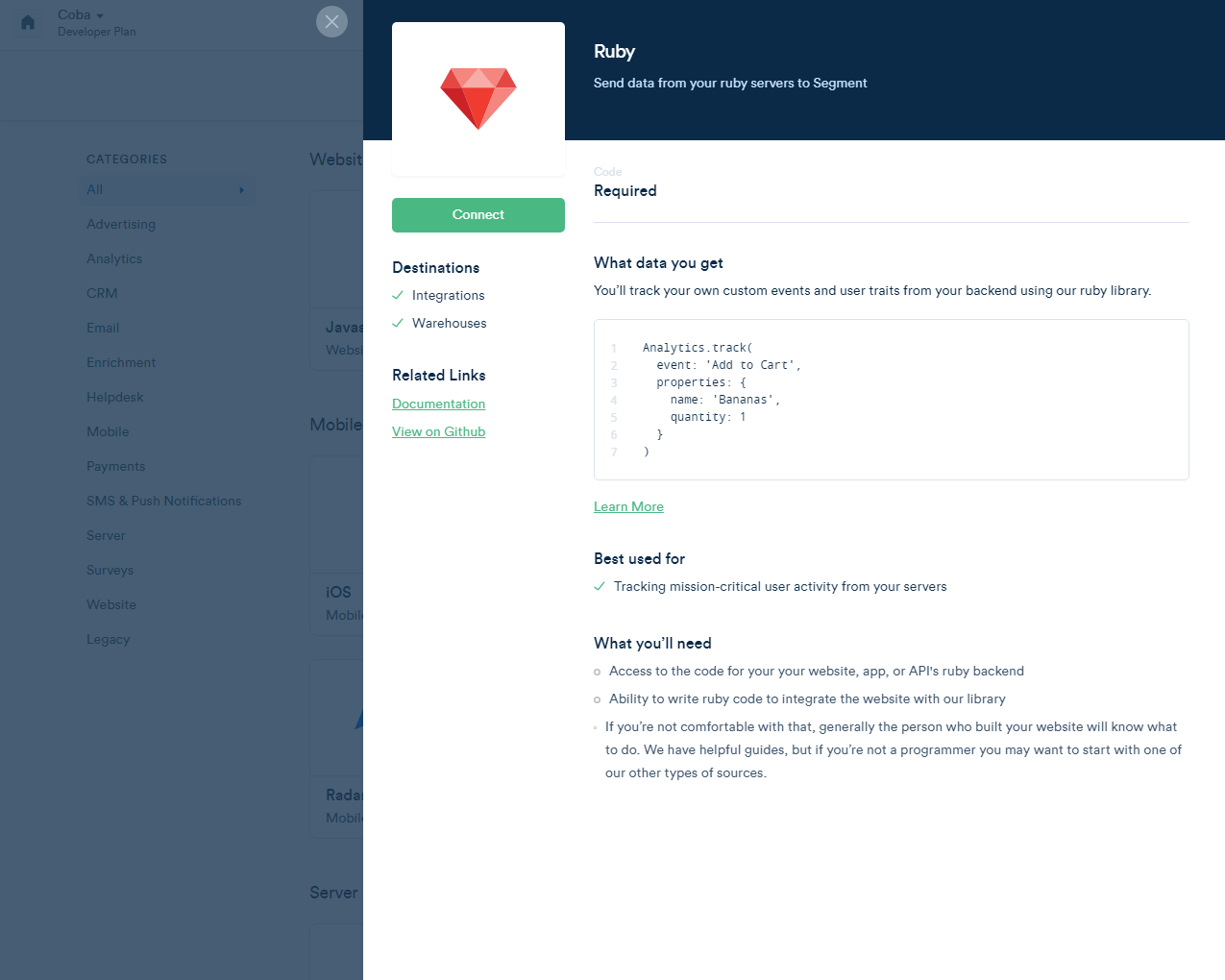 Скриншот (снимок экрана) Segment