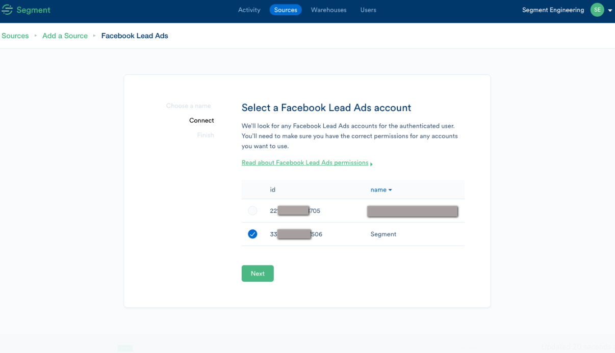 Скриншот (снимок экрана) Segment