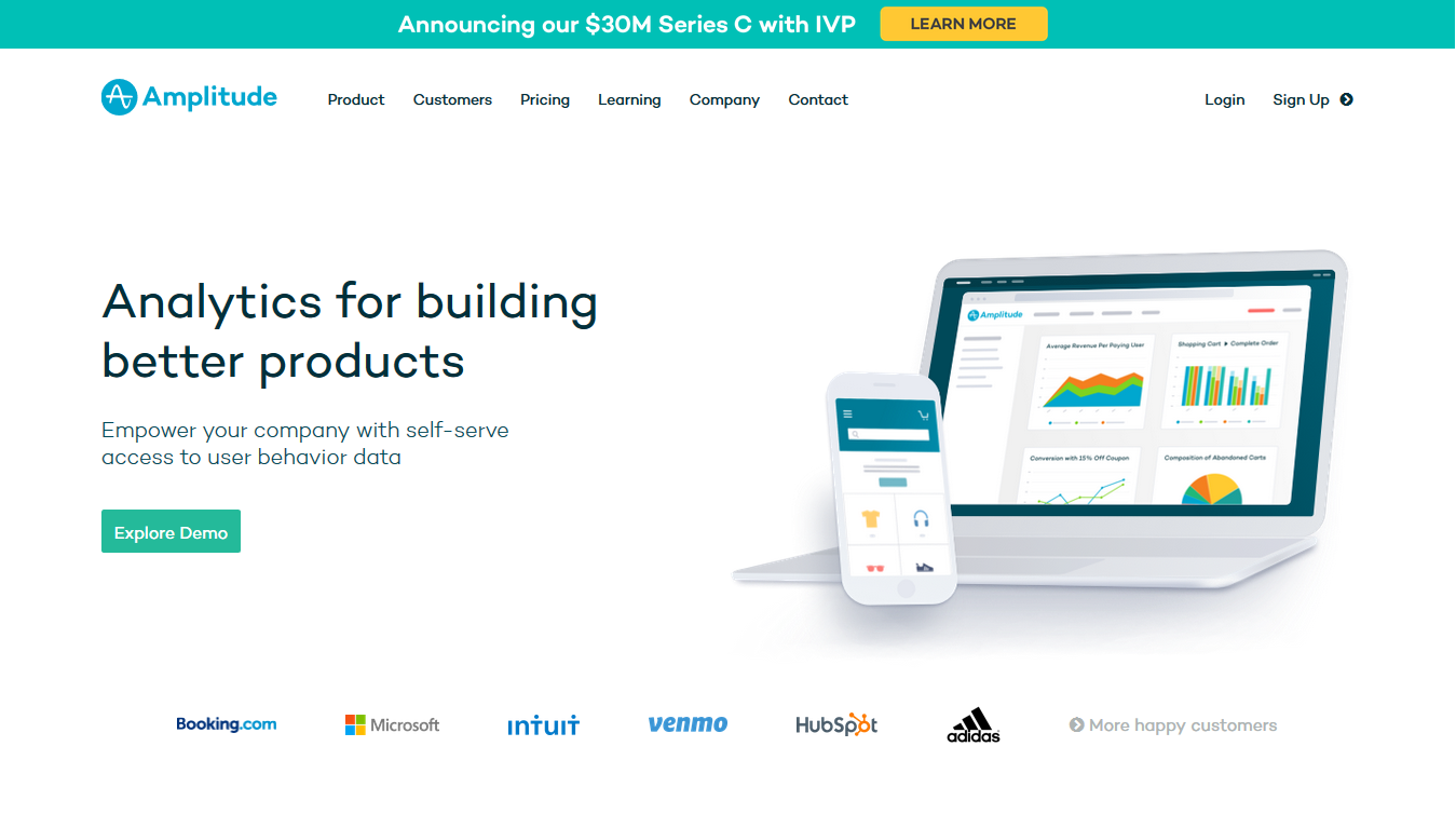 Скриншот (снимок экрана) Amplitude