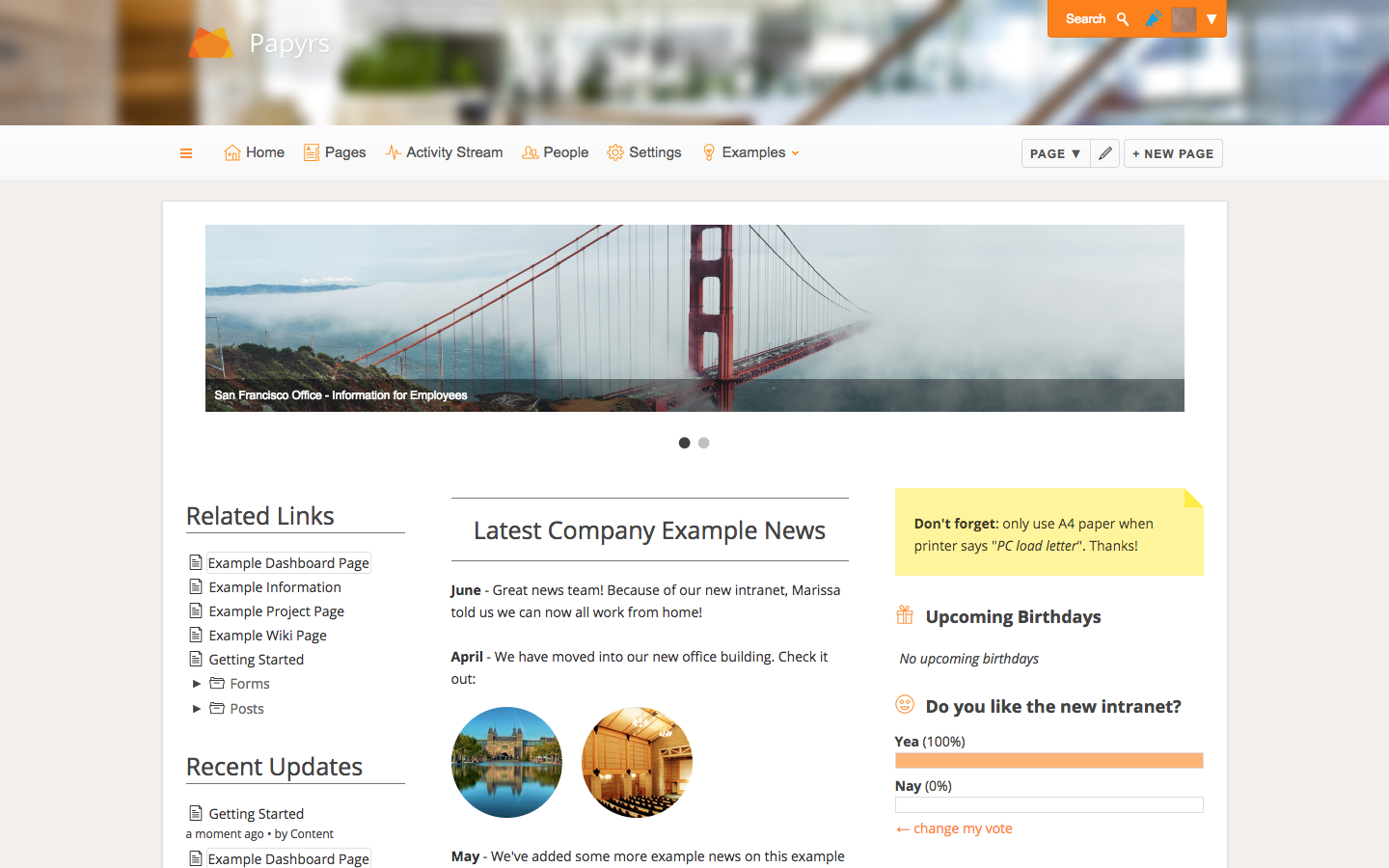 Скриншот (снимок экрана) Papyrs