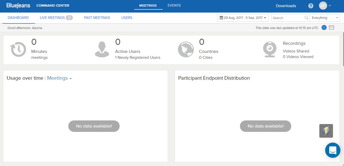 Скриншот (снимок экрана) Blue Jeans