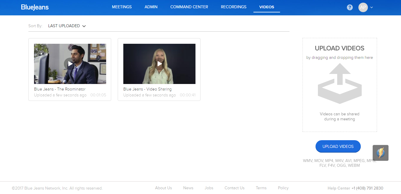 Скриншот (снимок экрана) Blue Jeans