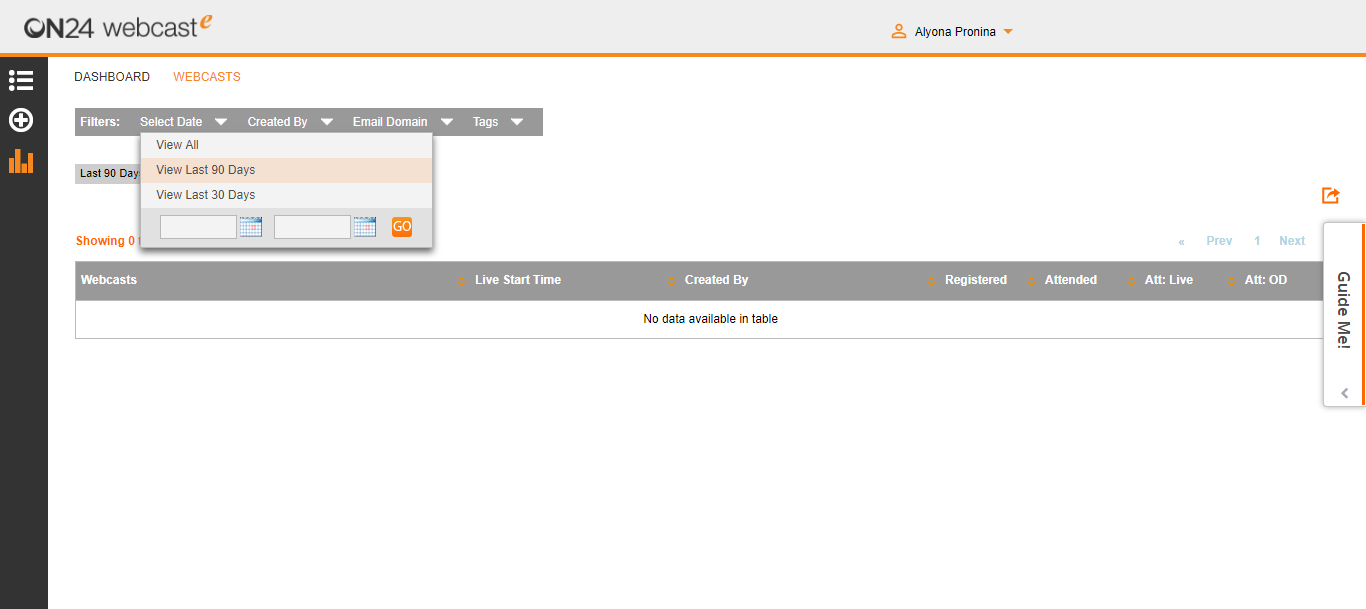 Скриншот (снимок экрана) ON24