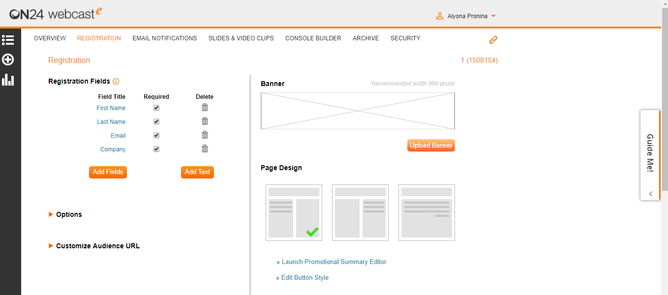 Скриншот (снимок экрана) ON24