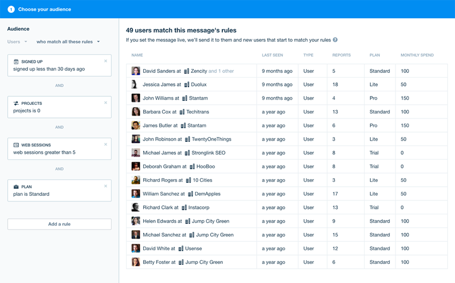 Скриншот (снимок экрана) Intercom