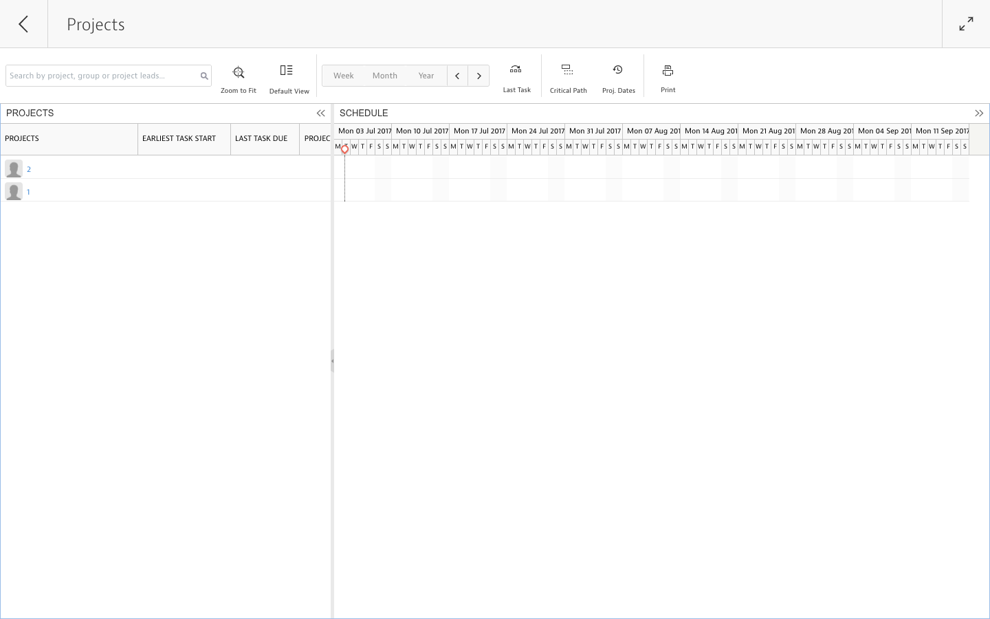 Скриншот (снимок экрана) Mavenlink
