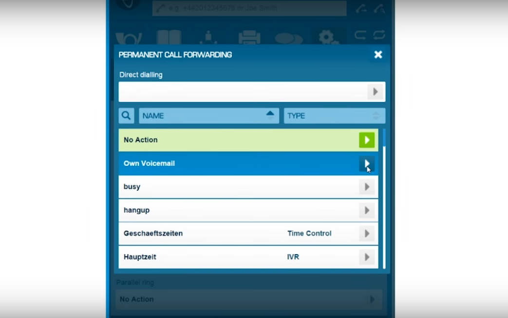 Скриншот (снимок экрана) NFON