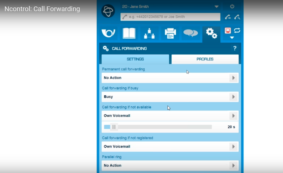 Скриншот (снимок экрана) NFON