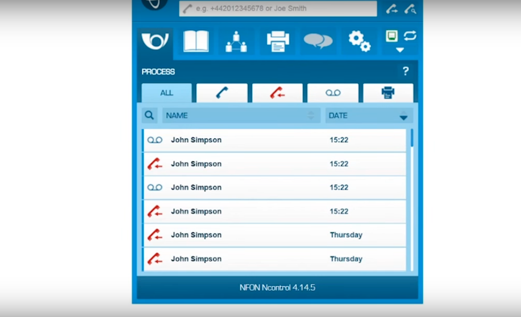 Скриншот (снимок экрана) NFON
