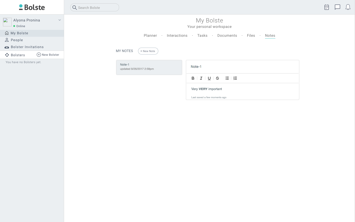 Скриншот (снимок экрана) Bolste