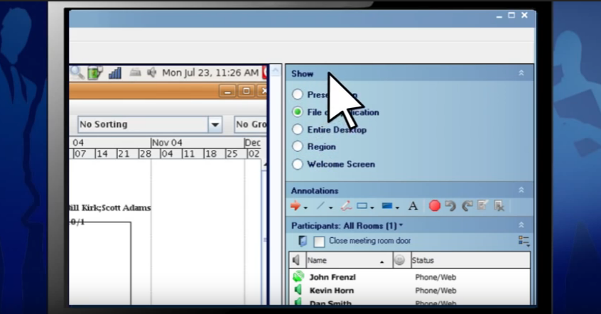 Скриншот (снимок экрана) InterCall