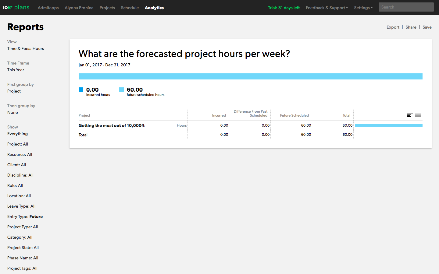 Скриншот (снимок экрана) 10,000ft Plans