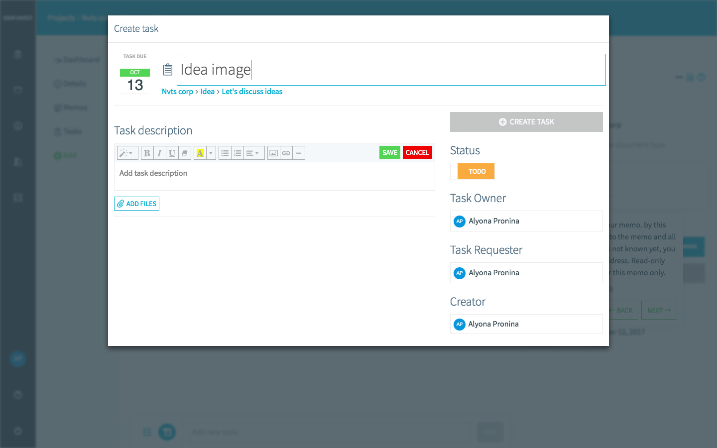 Скриншот (снимок экрана) 9teams